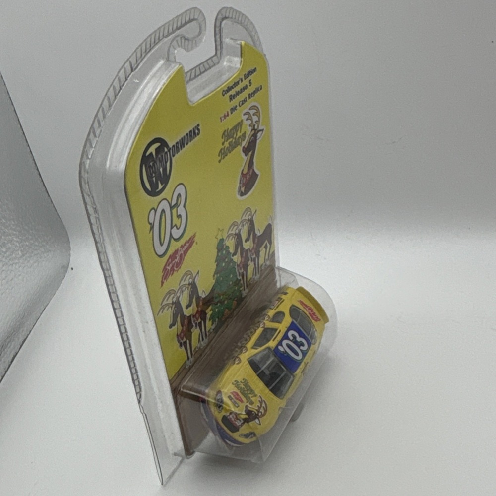 Motorworks Collector's Edition Release 5 '03 Happy Holidays 1:64 Yellow NASCAR … - Picture 3 of 5